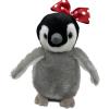 The Petting Zoo Penguin Stuffed Animal, Gifts for Girls, Penguin Plush Toy with Bright Red Bow, 9 Inches