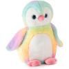 The Petting Zoo Penguin Stuffed Animal Plushie, Ombrez Zoo Animals, Rainbow Penguin Plush Toy 12 inches