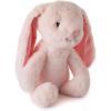 The Petting Zoo Rabbit Stuffed Animal Plushie, Gifts for Kids, Bumblez Animals, Pink Bunny Rabbit Plush Toy, 12 inches