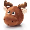 The Petting Zoo Red Fox Stuffed Animal Plushie, Squishiez Wildlife Animal Squeeze Toy, Red Fox Plush Toy, 3 inches(Moose)