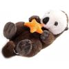 The Petting Zoo Sea Otter Stuffed Animal Plushie, Gifts for Kids, Earth Keeperz Sealife Animals, Zoologee Brown Sea Otter Plush Toy, 14 inches