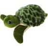 The Petting Zoo Sea Turtle Stuffed Animal Plushie Slap Bracelet, Gifts for Kids, Slapstix Sealife Animals, Green Sea Turtle Plush Toy 10 Inches