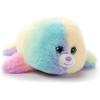 The Petting Zoo Seal Stuffed Animal Plushie, Ombrez Animals, Rainbow Seal Plush Toy 9 inches