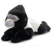 The Petting Zoo Silverback Gorilla Stuffed Animal Plushie, Gifts for Kids, Earth Keeperz Wildlife Animals, Zoologee Black Silverback Gorilla Plush Toy, 10 inches