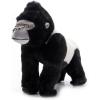 The Petting Zoo Silverback Gorilla Stuffed Animal Plushie, Gifts for Kids, Earth Keeperz Wildlife Animals, Zoologee Black Silverback Gorilla Plush Toy, 12 inches