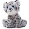 The Petting Zoo Snow Leopard Stuffed Animal Plushie, Gifts for Kids, Wild Onez Wildlife Animals, Leopard Plush Toy 9 inches