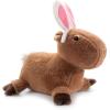 The Petting Zoo Spring Carl Capybara Bunny Stuffed Animal Plushie, Easter Gifts for Kids, Brown Capybara Bunny Plush Toy, 8 inches