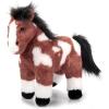 The Petting Zoo Standing Painted Pinto Horse Stuffed Animal Plushie, Gifts for Kids, Wild Onez Barnyard Animals, Pinto Horse Plush Toy, 12 inches