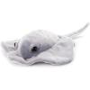 The Petting Zoo Stingray Stuffed Animal Plushie Slap Bracelet, Gifts for Kids, Slapstix Sealife Animals, Grey Stingray Plush Toy, 10 inches(Medium)