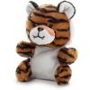The Petting Zoo Tiger Stuffed Animal Plushie, Gifts for Kids, Nuggetz Wildlife Animals, Orange Striped Tiger Plush Toy, 6 inches