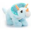 The Petting Zoo Triceratops Stuffed Animal Plushie, Fuzzlez Dinosaur Animals, Triceratops Dinosaur Plush Toy 16 inches