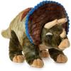 The Petting Zoo Triceratops Stuffed Animal Plushie, Gift for Kids, Dinosaur Animals, Triceratops Dinosaur Plush Toy, 16 inches