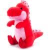 The Petting Zoo Val Darling Dino Stuffed Animal Plushie, Valentine’s Day Gifts for Kids, Red Dinosaur Plush Toy, 10 inches