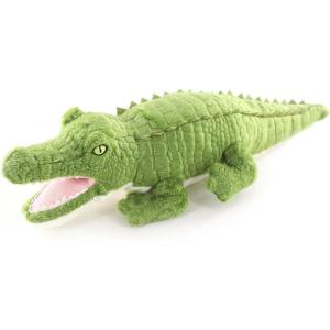 The Petting Zoo Alligator Stuffed Animal Plushie, Gifts for Kids, Earth Keeperz Wildlife Animals, Zoologee Green Alligator Plush Toy, 10 inches