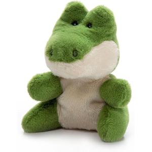 The Petting Zoo Alligator Stuffed Animal Plushie, Gifts for Kids, Nuggetz Wildlife Animals, Green Gator Plush Toy 6 Inches(Small)