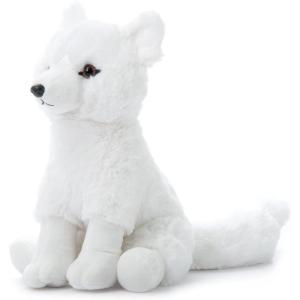 The Petting Zoo Arctic Fox Stuffed Animal, Gifts for Kids, Wild Onez Zoo Animals, Arctic Fox Plush Toy 12 inches