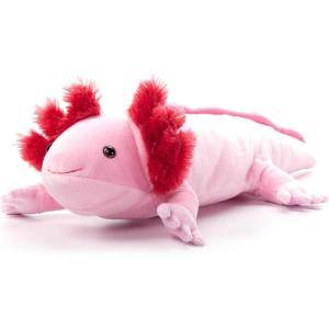 The Petting Zoo Axolotl Stuffed Animal Plushie, Gifts for Kids, Wild Onez Sealife Animals, Salamander Plush Toy, 34 inches