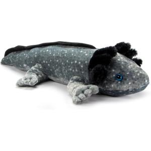 The Petting Zoo Black Axolotl Stuffed Animal Plushie, Gifts for Kids, Wild Onez Sealife Animals, Salamander Plush Toy, 35 inches