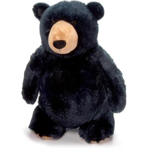 The Petting Zoo Black Bear Stuffed Animal Plushie, Gifts for Kids, Wildlife Animals, Black Bear Plush Toy, 20 inches
