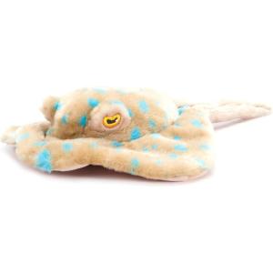The Petting Zoo Blue-Spotted Stingray Stuffed Animal Plushie, Gifts for Kids, Earth Keeperz Sealife Animals, Zoologee Blue-Spotted Stingray Plush Toy, 16 inches