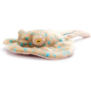 The Petting Zoo Blue-Spotted Stingray Stuffed Animal Plushie, Gifts for Kids, Earth Keeperz Sealife Animals, Zoologee Blue-Spotted Stingray Plush Toy, 22 inches