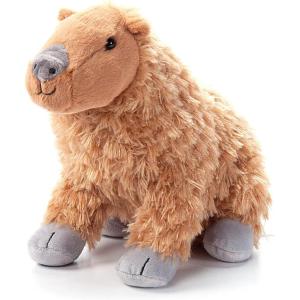 The Petting Zoo Capybara Stuffed Animal Plushie, Gifts for Kids, Wild Onez Wildlife Animals, Capybara Plush Toy 12 inches