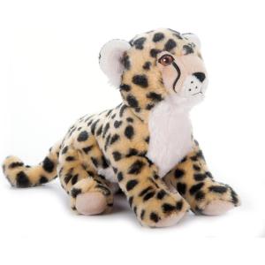 The Petting Zoo Cheetah Stuffed Animal Plushie, Gifts for Kids, Earth Keeperz Wildlife Animals, Zoologee Cheetah Plush Toy, 12 inches