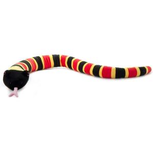The Petting Zoo Coral Snake Stuffed Animal Plushie, Gifts for Kids, Wild Onez Snake Animals, Snake Plush Toy 54 Inches