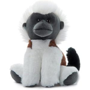 The Petting Zoo Cotton Top Tamarin Stuffed Animal Plushie, Gifts for Kids, Wild Onez Wildlife Animals, Monkey Plush Toy 9 inches