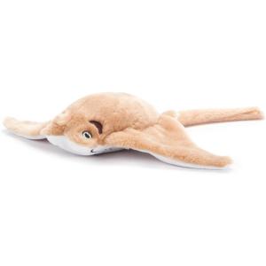 The Petting Zoo Cownose Stingray Stuffed Animal Plushie, Gifts for Kids, Earth Keeperz Sealife Animals, Zoologee Brown Stingray Plush Toy, 16 inches