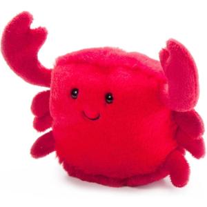 The Petting Zoo Crab Stuffed Animal Plushie, Gifts for Kids, Nuggetz Sealife Animals, Crab Plush Toy, 6 inches(Small)