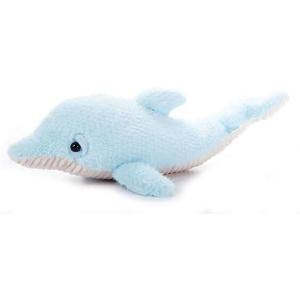 The Petting Zoo Dolphin Stuffed Animal Plushie, Gifts for Kids, Sealife Fuzzlez Animals, Blue Dolphin Plush Toy, 16 inches