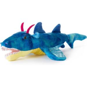 The Petting Zoo Dragon Stuffed Animal Plushie, Gifts for Kids, Bitezillaz Animals, Blue Dragon Plush Toy, 18 inches