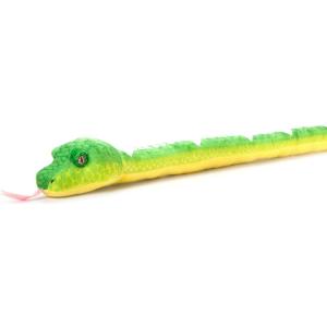 The Petting Zoo Emerald Tree Boa Snake Stuffed Animal Plushie, Gifts for Kids, Earth Keeperz Snake Animals, Zoologee Green Emerald Tree Boa Snake Plush Toy, 54 inches