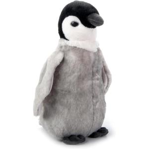 The Petting Zoo Emperor Penguin Chick Stuffed Animal Plushie, Gifts for Kids, Earth Keeperz Sealife Animals, Zoologee Grey Emperor Penguin Chick Plush Toy, 12 inches