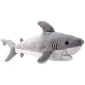 The Petting Zoo Great White Shark Stuffed Animal Plushie, Gifts for Kids, Earth Keeperz Sealife Animals, Zoologee Great White Shark Plush Toy, 20 inches