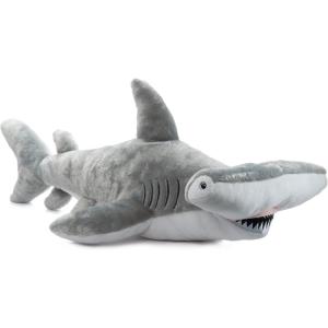 The Petting Zoo Hammerhead Shark Animal Plushie, Gifts for Kids, Wild Onez Ocean Animals, Jumbo Shark Plush Toy 32 inches