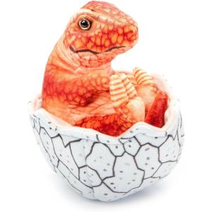 The Petting Zoo Hatchling T-Rex Dinosaur Stuffed Animal Plushie, Gift for Kids, Dinosaur Animals, Orange Dinosaur Plush Toy 8 inches