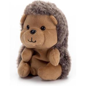 The Petting Zoo Hedgehog Stuffed Animal Plushie, Gifts for Kids, Nuggetz Wildlife Animals, Hedgehog Plush Toy, 6 inches(Small)