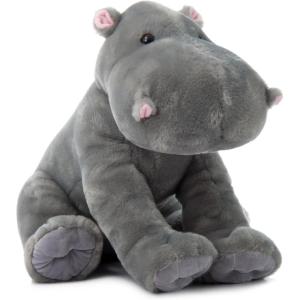 The Petting Zoo Hippo Stuffed Animal, Gifts for Kids, Wild Onez Zoo Animals, Jumbo Hippo Plush Toy 20 inches