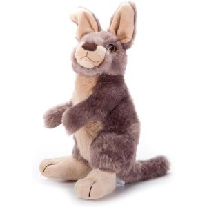 The Petting Zoo Kangaroo Stuffed Animal Plushie, Gifts for Kids, Earth Keeperz Wildlife Australia Animals, Zoologee Kangaroo Plush Toy, 10 inches