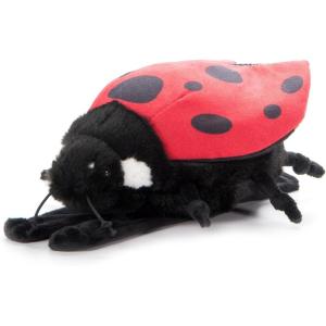 The Petting Zoo Ladybug Stuffed Animal Plushie Slap Bracelet, Gifts for Kids, Slapstix Wildlife Animals, Ladybug Plush Toy, 9 inches
