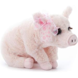 The Petting Zoo, Lash’z Pig Stuffed Animal, Gifts for Girls, Pig Plush Toy 12 inches