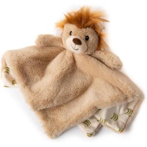 The Petting Zoo Lion Stuffed Animal Plushie Blanket, Gifts for Kids, Bumblez Luvee Animals, Brown Lion Plush Toy, 13 inches