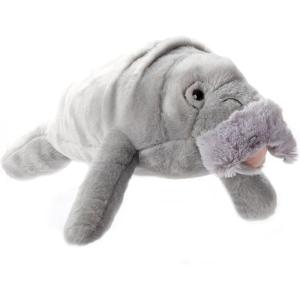 The Petting Zoo Manatee Stuffed Animal Plushie, Gifts for Kids, Earth Keeperz Sealife Animals, Zoologee Grey Manatee Plush Toy, 18 inches