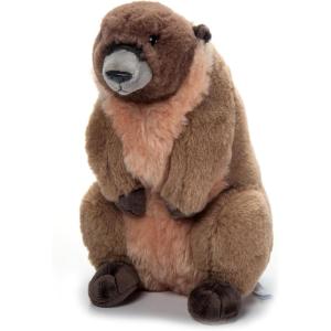 The Petting Zoo Marmot Stuffed Animal Plushie, Gifts for Kids, Wild Onez Animals, Marmot Plush Toy, 12 inches