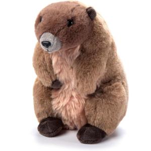 The Petting Zoo Marmot Stuffed Animal Plushie, Gifts for Kids, Wild Onez Animals, Marmot Plush Toy, 9 inches