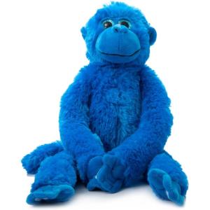 The Petting Zoo Monkey Stuffed Animals, Plush Toys for Girls and Boys, Rainbow of Colors-20 Inches (Pink)(Blue)