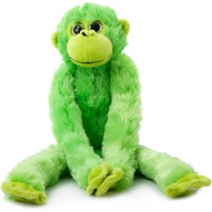 The Petting Zoo Monkey Stuffed Animals, Plush Toys for Girls and Boys, Rainbow of Colors-20 Inches (Pink)(Green)