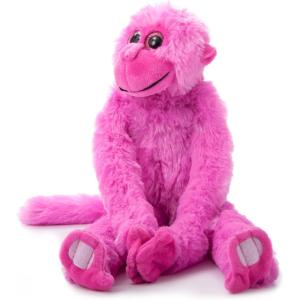 The Petting Zoo Monkey Stuffed Animals, Plush Toys for Girls and Boys, Rainbow of Colors-20 Inches (Pink)(Pink)